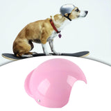 Maxbell Pet Helmet Head Protection Bike Hat Hard Hat for Puppy Hiking Outdoor Riding Pink