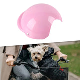 Maxbell Pet Helmet Head Protection Bike Hat Hard Hat for Puppy Hiking Outdoor Riding Pink