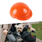 Maxbell Pet Helmet Head Protection Bike Hat Hard Hat for Puppy Hiking Outdoor Riding Orange