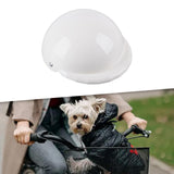 Maxbell Pet Helmet Head Protection Bike Hat Hard Hat for Puppy Hiking Outdoor Riding White