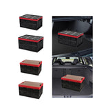 Maxbell Foldable Storage Bin with Lid with Handles Cargo Carrier Car Trunk Organizer PP Cover 30L
