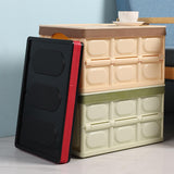 Maxbell Foldable Storage Bin with Lid with Handles Cargo Carrier Car Trunk Organizer PP Cover 30L