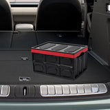 Maxbell Foldable Storage Bin with Lid with Handles Cargo Carrier Car Trunk Organizer PP Cover 30L