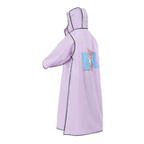 Maxbell Adult Raincoat Long Waterproof Rain Cape for Camping Hiking Electric Bike