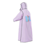 Maxbell Adult Raincoat Long Waterproof Rain Cape for Camping Hiking Electric Bike