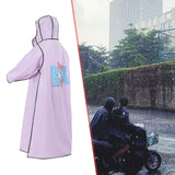 Maxbell Adult Raincoat Long Waterproof Rain Cape for Camping Hiking Electric Bike