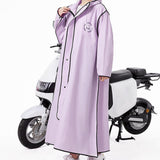Maxbell Adult Raincoat Long Waterproof Rain Cape for Camping Hiking Electric Bike