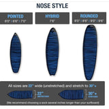 Maxbell Surfboard Sock Cover Storage Padded Nose Protector for Longboard Paddleboard 5.6ft