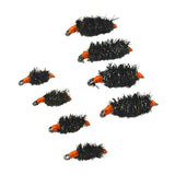 Maxbell 8x Fly Fishing Lures Professional Realistic with Carry Case River with Hooks