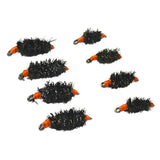 Maxbell 8x Fly Fishing Lures Professional Realistic with Carry Case River with Hooks