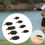 Maxbell 8x Fly Fishing Lures Professional Realistic with Carry Case River with Hooks