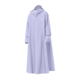 Maxbell Rain Poncho with Hood and Drawstring Raincoat for Backpacking Camping Travel