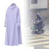 Maxbell Rain Poncho with Hood and Drawstring Raincoat for Backpacking Camping Travel