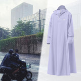 Maxbell Rain Poncho with Hood and Drawstring Raincoat for Backpacking Camping Travel