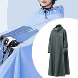 Maxbell Long Raincoat Rainproof Rainwear Rain Cape for Sporting Event Travel Cycling 130cm
