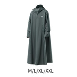 Maxbell Long Raincoat Rainproof Rainwear Rain Cape for Sporting Event Travel Cycling 130cm