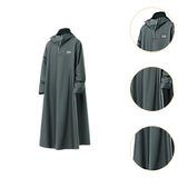 Maxbell Long Raincoat Rainproof Rainwear Rain Cape for Sporting Event Travel Cycling 130cm
