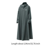 Maxbell Long Raincoat Rainproof Rainwear Rain Cape for Sporting Event Travel Cycling 134cm