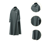 Maxbell Long Raincoat Rainproof Rainwear Rain Cape for Sporting Event Travel Cycling 134cm