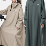 Maxbell Long Raincoat Rainproof Rainwear Rain Cape for Sporting Event Travel Cycling 134cm