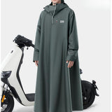 Maxbell Long Raincoat Rainproof Rainwear Rain Cape for Sporting Event Travel Cycling 142cm