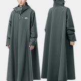 Maxbell Long Raincoat Rainproof Rainwear Rain Cape for Sporting Event Travel Cycling 142cm