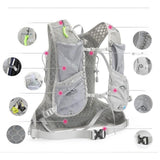 Maxbell Hydration Pack with 450ml Water Bladder Hydration Backpack for Hiking Biking Blue