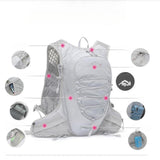 Maxbell Hydration Pack with 450ml Water Bladder Hydration Backpack for Hiking Biking Blue