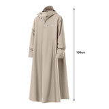 Maxbell 2xRain Poncho Long Sleeve Rain Cape Rainwear for Riding Sporting Event Outdoor XL