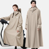 Maxbell 2xRain Poncho Long Sleeve Rain Cape Rainwear for Riding Sporting Event Outdoor XL