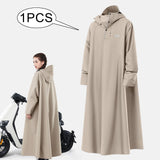Maxbell Rain Poncho Long Sleeve Rain Cape Rainwear for Riding Sporting Event Outdoor XL