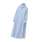 Maxbell Rain Poncho Reusable Long Raincoat for Travel Backpacking Outdoor Activities 142cm