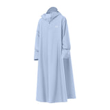 Maxbell Rain Poncho Reusable Long Raincoat for Travel Backpacking Outdoor Activities 142cm
