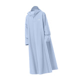 Maxbell Rain Poncho Reusable Long Raincoat for Travel Backpacking Outdoor Activities 142cm