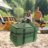 Maxbell Grill Carrying Bag Multipurpose Griddle Carry Bag for Hiking BBQ Backpacking 53L Green