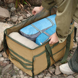 Maxbell Grill Carrying Bag Multipurpose Griddle Carry Bag for Hiking BBQ Backpacking 81L Khaki
