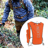Maxbell Hydration Backpack Pack Outdoor Running Vest Running Hydration Vest Backpack Orange