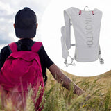 Maxbell Hydration Backpack Pack Outdoor Running Vest Running Hydration Vest Backpack Light Grey