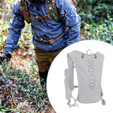 Maxbell Hydration Backpack Pack Outdoor Running Vest Running Hydration Vest Backpack Light Grey