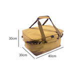 Maxbell Camping Storage Bag Carrier Tote Folding Tool Bag for Beach Barbecue Camping 40cmx30cmx30cm