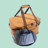 Maxbell Camping Storage Bag Carrier Tote Folding Tool Bag for Beach Barbecue Camping 56cmx36cmx32cm