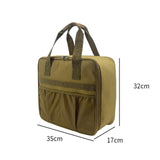 Maxbell Gas Tank Storage Bag Anti Collision Protective Bag for Picnic Travel Outdoor Khaki