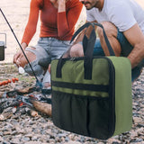 Maxbell Gas Tank Storage Bag Anti Collision Protective Bag for Picnic Travel Outdoor Green