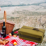 Maxbell Outdoor Camping Tissue Box Wipe Toilet Paper Tissue Bag for Home Car Travel Brown