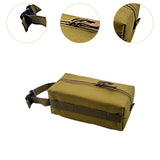 Maxbell Outdoor Camping Tissue Box Wipe Toilet Paper Tissue Bag for Home Car Travel Brown