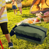 Maxbell Outdoor Camping Tissue Box Wipe Toilet Paper Tissue Bag for Home Car Travel Dark Green