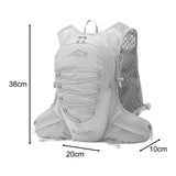 Maxbell Hydration Backpack Adjustable Hydration Pack for Outings Outdoor Backpacking Gray