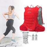 Maxbell Hydration Backpack Adjustable Hydration Pack for Outings Outdoor Backpacking Red