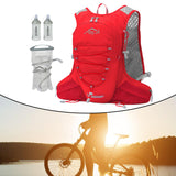Maxbell Hydration Backpack Adjustable Hydration Pack for Outings Outdoor Backpacking Red