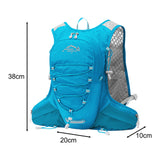 Maxbell Hydration Backpack Adjustable Hydration Pack for Outings Outdoor Backpacking Blue